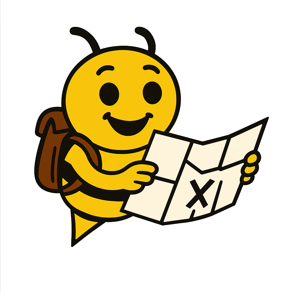 Abeja caminando